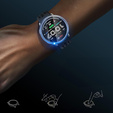 2x υβριδικό γυαλί ERBORD για Amazfit Active 2