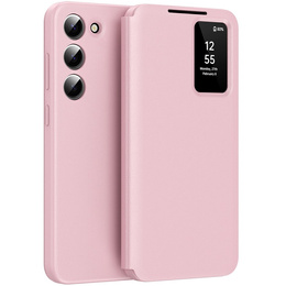 Αναδιπλούμενη θήκη για Samsung Galaxy S22, Smart View Wallet, ροζ