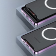 θήκη προστασίας κάμερας για το Samsung Galaxy S23, CamShield MagSafe, διαφανής / βιολετί