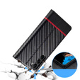 Θήκη με πτερύγιο για Samsung Galaxy S24, Carbon LC.IMEEKE, μαύρη