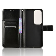 Θήκη με πτερύγιο για Vivo Y19s, Crazy Horse Wallet, μαύρη