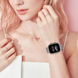 Ατσάλινο βραχιόλι για Apple Watch 1/2/3/4/5/6/7/8/SE/ULTRA 42/44/45/49 MM - γκρι