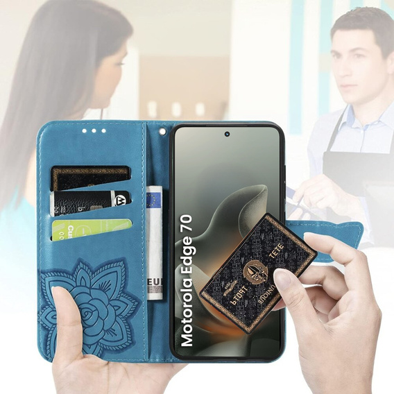 Θήκη με πτυσσόμενο καπάκι Butterfly για Motorola Edge 70
