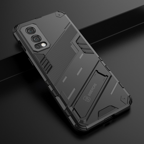 Θήκη για OnePlus Nord 2 5G, Military kickstand, μπλε