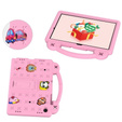 Παιδική θήκη για Samsung Galaxy Tab A9+, Cute Patterns, με βάση, ροζ