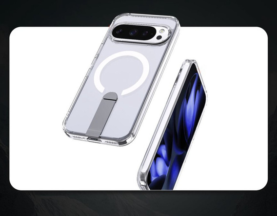 Υβριδική θήκη Fusion για το Google Pixel 10 Pro XL, για MagSafe, με βάση, διάφανη