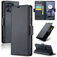ERBORD Γυαλιστερό πορτοφόλι Litchi με πτερύγιο για Motorola Moto G86 5G / G86 Power 5G