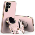 Θήκη για Samsung Galaxy S22 Ultra, Astronaut, ροζ rose gold