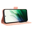 Θήκη πτερύγιο για Xiaomi Redmi 15 5G / 4G, Υποδοχή κάρτας, πορτοφόλι, ροζ