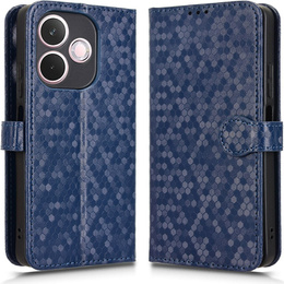 θήκη πτερύγιο για Oppo A5 Pro 5G, Wallet Rhombus, μπλε