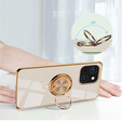 Θήκη για iPhone 13 mini, Electro Ring, ανοιχτή ροζ