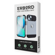 Θήκη ERBORD MagSafe Cam Slider, μπλε + Γυαλί για την οθόνη για iPhone 13 / iPhone 14