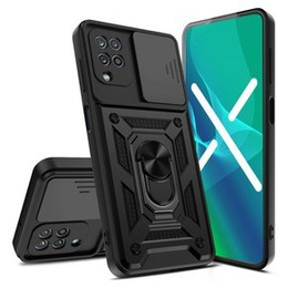 Θήκη για Samsung Galaxy A12 / M12 / A12 2021, CamShield Slide, μαύρο