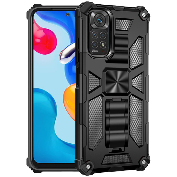 Θήκη για Xiaomi Redmi Note 11 / 11S, Armor Kickstand, μαύρη