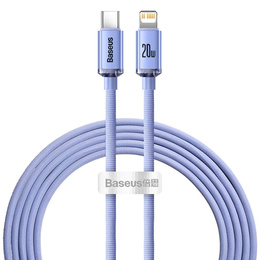 Baseus καλώδιο Crystal Shine USB-C – Lightning 2,0 m 20W για συσκευές Apple (Lightning)
