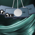 Θήκη για Samsung Galaxy S21 FE, για MagSafe, ERBORD Μatt Case, ναυτικό μπλε + Γυαλί οθόνης