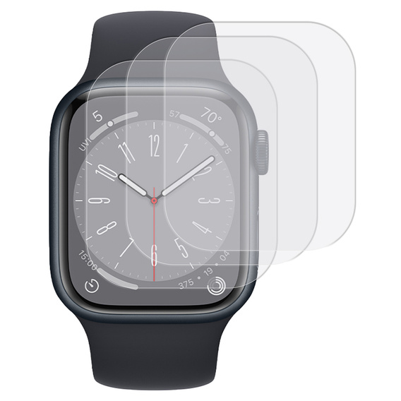3x Φύλλο υδρογέλης ERBORD για Apple Watch 7/8 41mm