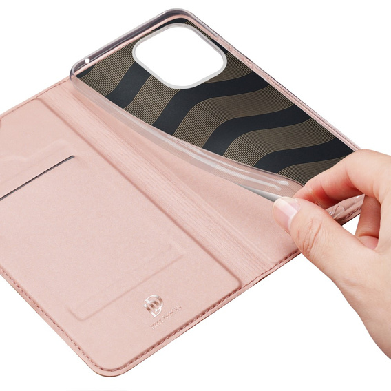 Dux Ducis Θήκη για Xiaomi Redmi 12C, Skinpro, ροζ rose gold