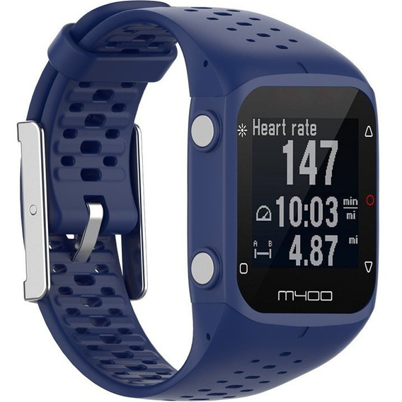 Λουράκι σιλικόνης για το Polar M400/M430, ναυτικό μπλε
