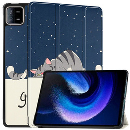 Θήκη για Xiaomi Pad 6 / 6 Pro, Smartcase, sleeping cat