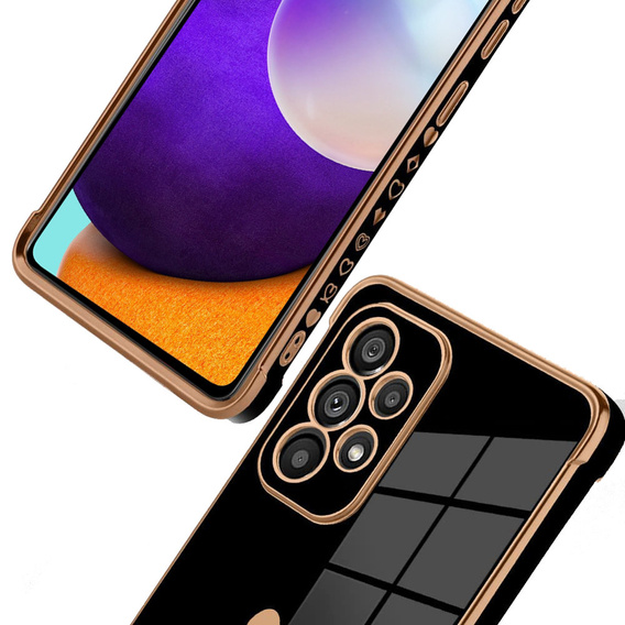 Θήκη για Samsung Galaxy A52/A52S, Electro heart, μαύρη