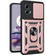Θήκη για Motorola Moto G13 / G23, CamShield Slide, ροζ rose gold