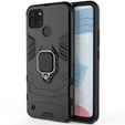 Θήκη για Realme C21Y, Kickstand Ring, μαύρη
