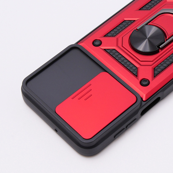 Θήκη για Motorola Moto G54 5G, CamShield Slide, κόκκινο