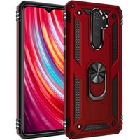 θωρακισμένη θήκη για Xiaomi Redmi Note 8 Pro, Nox Case Ring, κόκκινη