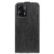 Θήκη με πτερύγιο για Motorola Moto G73 5G, Flip, μαύρη