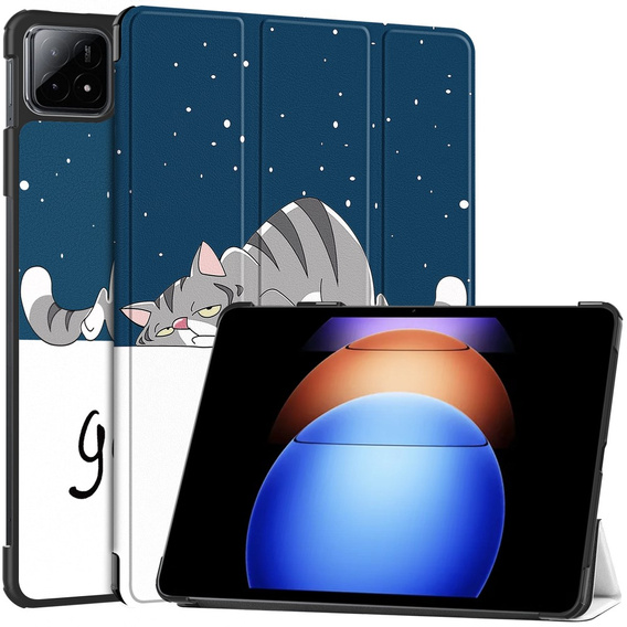 Θήκη για Xiaomi Pad 6S Pro 12.4, Smartcase, cat