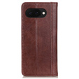 θήκη με πτερύγιο για Google Pixel 9A, Split Leather, καφέ