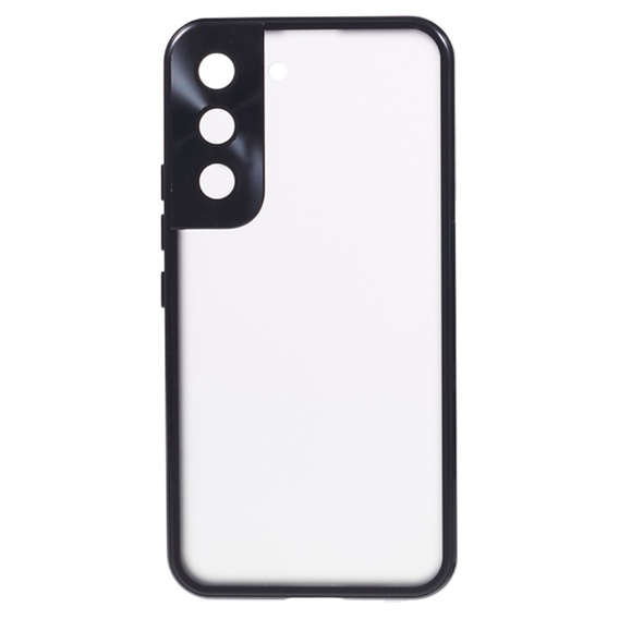 θήκη για το Samsung Galaxy S21, Magnetic Dual Glass, μαύρη