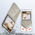 Θήκη για Motorola Razr 50 5G / Razr 60 5G, Fusion Hybrid, διαφανής