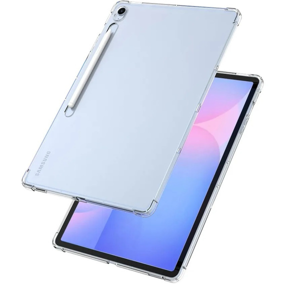 Θήκη για Samsung Galaxy Tab S10 FE+ Plus, σιλικόνη, διαφανής
