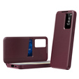 Αναδιπλούμενη θήκη για Samsung Galaxy A55 5G, Smart View Wallet, κόκκινη