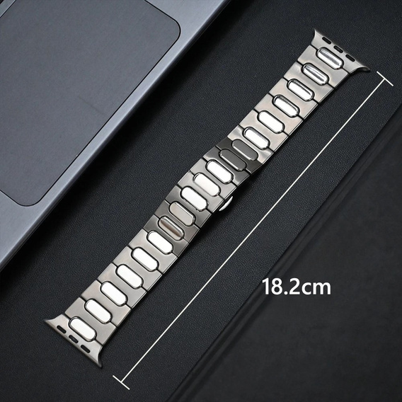Βραχιόλι για Apple Watch 1/2/3/4/5/6/7/8/9/SE/ULTRA/ULTRA 2 42/44/45/49MM, Τιτάνιο