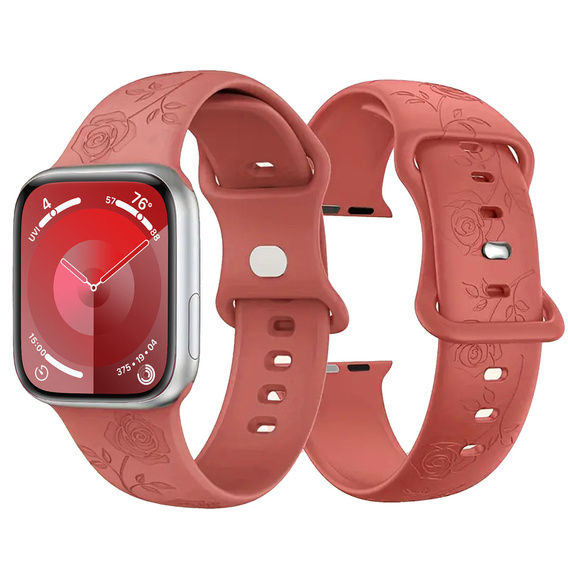 Λουράκι σιλικόνης για Apple Watch 1/2/3/4/5/6/7/8/9/SE 38/40/41/mm