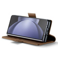 CASEME flip case για Samsung Galaxy Z Fold6 5G, Litchi Wallet, καφέ