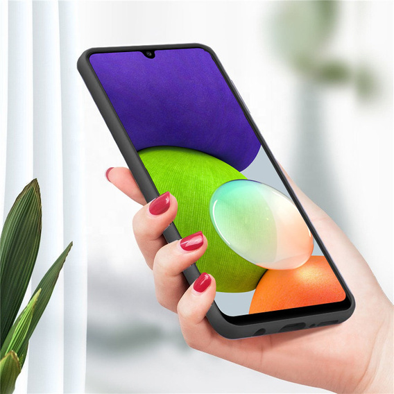 Θήκη για Samsung Galaxy A22 / M22 4G / LTE, Silicone Lite, μαύρη