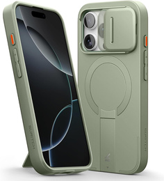 Θήκη για iPhone 16 Pro, Suritch Shockproof, για MagSafe, πράσινη