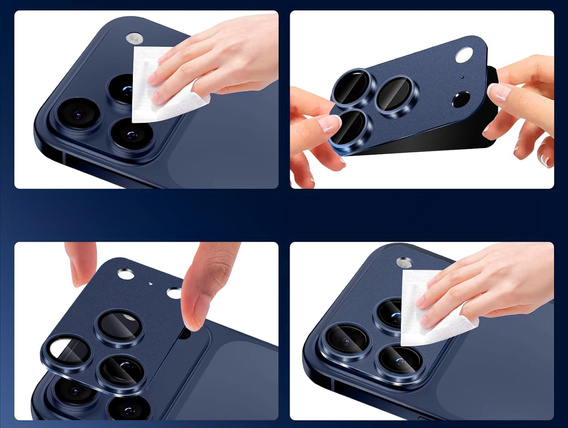 2x Γυαλί ERBORD για την κάμερα του iPhone 17 Pro