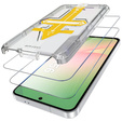 2x Μετριασμένο γυαλί για Samsung Galaxy S25 Edge, ERBORD Easy App Full Screen Protector
