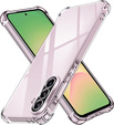 Θήκη για Samsung Galaxy A56, Erbord Dropproof, διαφανής + γυαλί