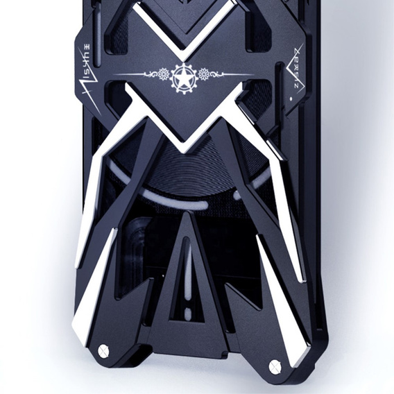 Θωρακισμένη θήκη για Nothing Phone 2, Aluminum Alloy, μαύρη