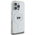 Θήκη Karl Lagerfeld IML Metal Karl Head MagSafe για iPhone 16 Pro Max