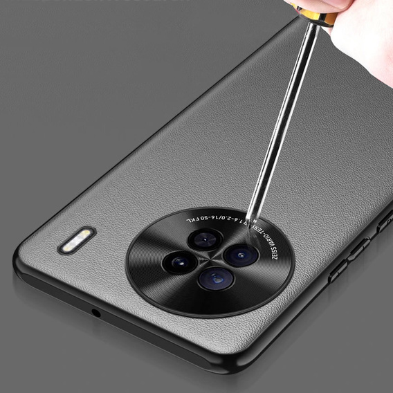 Δερμάτινη θήκη για Vivo X90 Pro 5G, leather hybrid, μαύρη