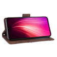Θήκη με πτερύγιο για Xiaomi Redmi Note 8T, Card Slot, καφέ