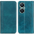 Θήκη για Huawei Nova 11i, Wallet Litchi Leather, πράσινη