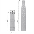Λουράκι σιλικόνης ERBORD Universal 22mm